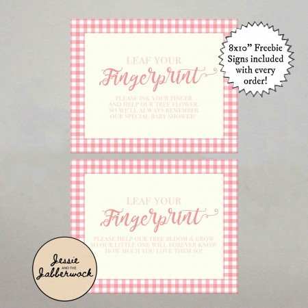 Pink Teddy Bear Picnic Fingerprint Tree Guestbook Pink Teddy Bear Picnic Fingerprint Tree Guestbook