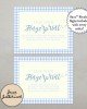 Blue Teddy Bear Picnic Fingerprint Tree Guestbook Blue Teddy Bear Picnic Fingerprint Tree Guestbook
