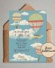 Hot Air Balloon Baby Invite Hot Air Balloon Baby Invite