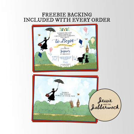 Practically Perfect Birthday Invite Practically Perfect Birthday Invite