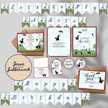 Practically Perfect Birthday Invite Practically Perfect Birthday Invite