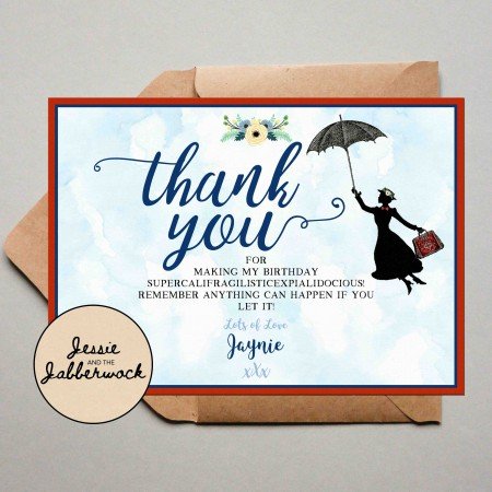 Practically Perfect Birthday Invite Practically Perfect Birthday Invite