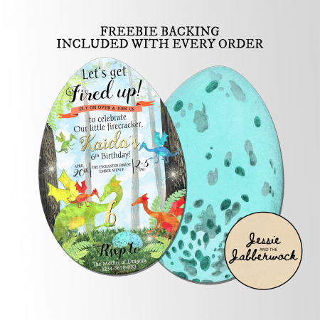 Dragon Egg Invite Dragon Egg Invite