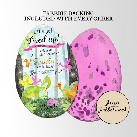 Dragon Egg Invite Dragon Egg Invite