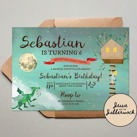 Magical Tree House Invite Magical Tree House Invite