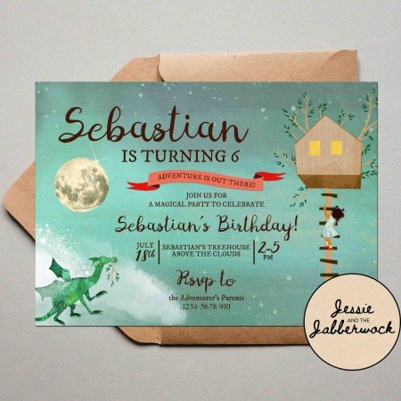 Magical Tree House Invite Magical Tree House Invite