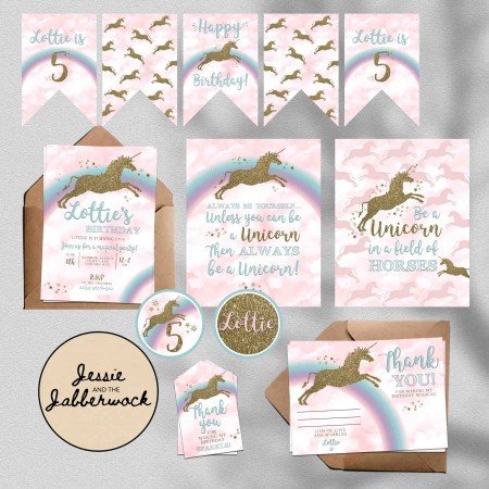 Sparkle Unicorn Invite Sparkle Unicorn Invite