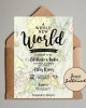 A Whole New World Map Invite A Whole New World Map Invite