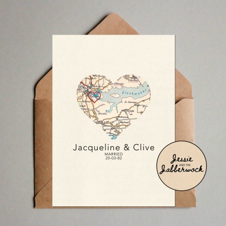 Custom Heart Map Printable Custom Heart Map Printable
