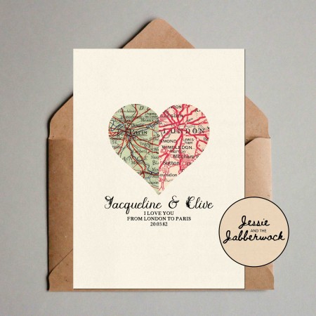 Custom Heart Map Printable Custom Heart Map Printable