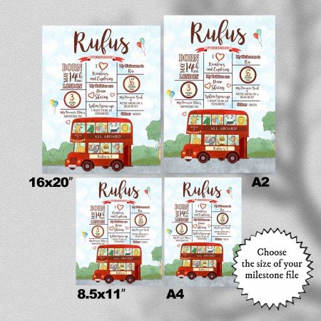 Animal Bus Milestones Animal Bus Milestones
