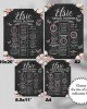 Vintage Floral, Butterfly Chalkboard Style Milestones Vintage Floral, Butterfly Chalkboard Style Milestones