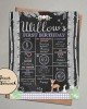 Little Deer, Chalkboard Style Milestones Little Deer, Chalkboard Style Milestones