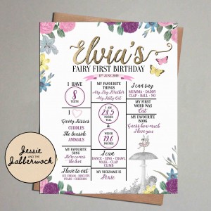 Vintage Fairy Milestones