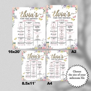 Vintage Fairy Milestones