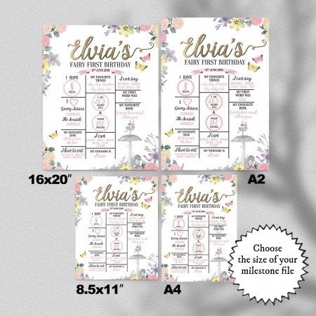 Vintage Fairy Milestones Vintage Fairy Milestones
