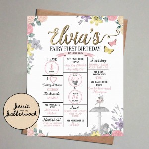 Vintage Fairy Milestones
