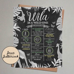 Wild Jungle Animal Milestones