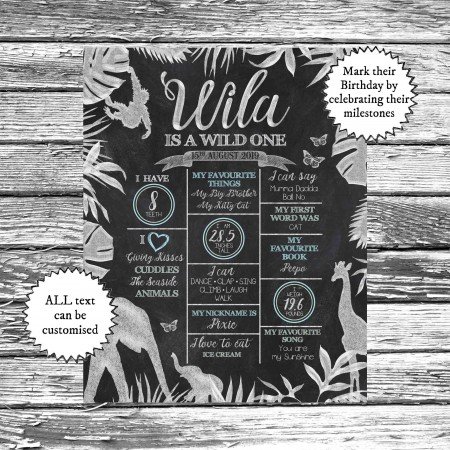 Wild Jungle Animal Milestones Wild Jungle Animal Milestones