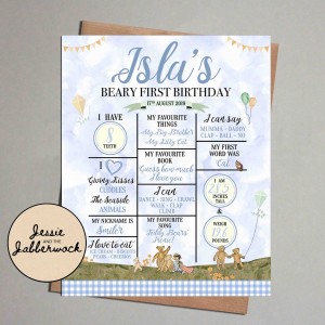 Teddy Bear Milestones