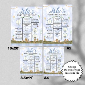 Teddy Bear Milestones