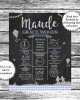 Teddy Bear Chalkboard Style Milestones Teddy Bear Chalkboard Style Milestones