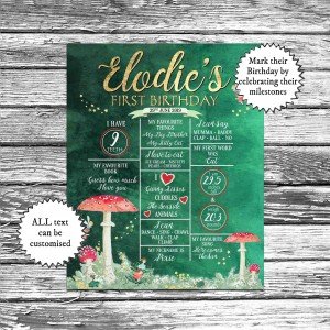 Toadstool Fairy Milestones
