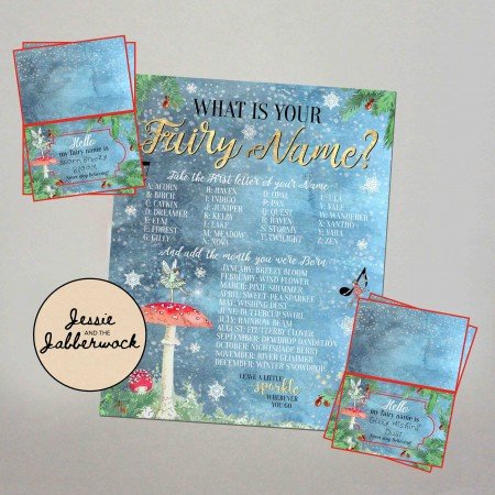 What's your Fairy Name? Game Printable What's your Fairy Name? Game Printable