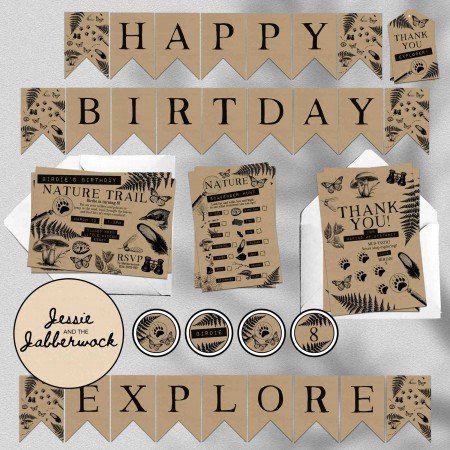 Nature Trail Wildlife Invite Nature Trail Wildlife Invite