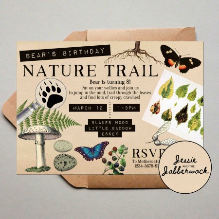 Nature Trail Invite Nature Trail Invite