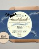 Blue Neverland Moon Invite Blue Neverland Moon Invite
