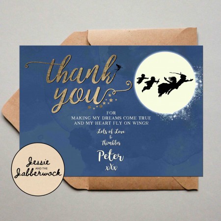 Blue Neverland Moon Invite Blue Neverland Moon Invite