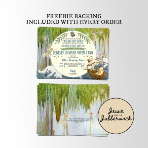 Neverland First Birthday Invite