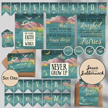 Fly away to Neverland Invite Fly away to Neverland Invite