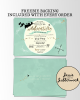 Mint Green Neverland Adventure Invite Mint Green Neverland Adventure Invite
