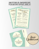 Mint Green Neverland Adventure Invite Mint Green Neverland Adventure Invite