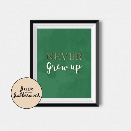 Green Neverland Moon Invite Green Neverland Moon Invite