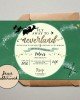 Green Neverland Moon Invite Green Neverland Moon Invite