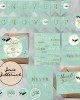 Mint Green Neverland Moon Invite Mint Green Neverland Moon Invite