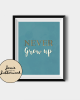 Teal Neverland Moon Invite Teal Neverland Moon Invite