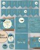 Teal Neverland Moon Invite Teal Neverland Moon Invite