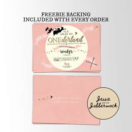 Neverland ONEderland Invite Neverland ONEderland Invite