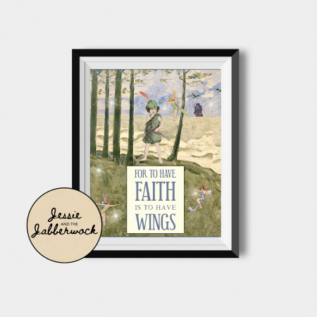 Vintage Peter Pan Invite Vintage Peter Pan Invite