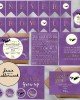 Purple Neverland Moon Invite Purple Neverland Moon Invite