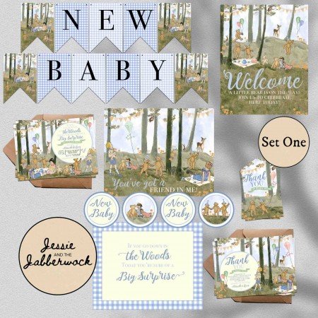 Teddy Bears' Picnic Baby Invite Teddy Bears' Picnic Baby Invite