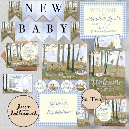 Teddy Bears' Picnic Baby Invite Teddy Bears' Picnic Baby Invite