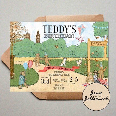 London Teddy Bears' Picnic Invite London Teddy Bears' Picnic Invite