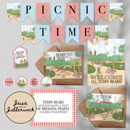 London Teddy Bears' Picnic Invite London Teddy Bears' Picnic Invite