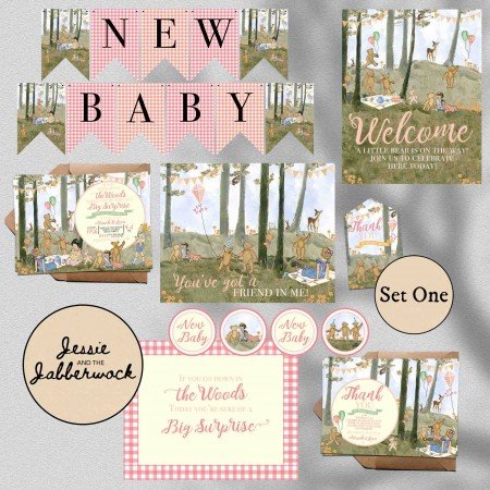 Teddy Bears' Picnic Baby Invite Teddy Bears' Picnic Baby Invite