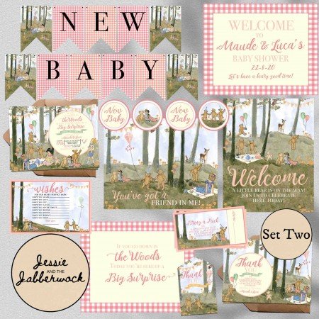Teddy Bears' Picnic Baby Invite Teddy Bears' Picnic Baby Invite